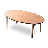 エムール チェリー突き板 オーバル 折りたたみテーブル [ホーム&amp;キッチン]