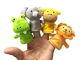 スマイルキッズ (知育玩具） フィンガーパペット　サファリ