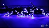 100球　ソーラーLED　イルミネーション　ガーデンライト　色も3パターンから選択可能　SOLED100 (単色ブルー)