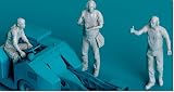 レスキット (Reskit) 1/72 MJ-1 爆弾ローダークルー 2 現用 3体入 3Dプリンター製キット RSKF72-0030