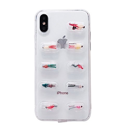 Iphone ケース カバー人気 X 8 7 ケース 耐衝撃 8 7 Plus 透明 カプセル人形 アイフォン プラス Tpu シンプル 携帯電話ケース 保護カバー 擦り傷防止 高級感 手触り良い 落下防止 ストラップホール Iphone 7 Iphone 8 透明 Momocase 6456690936657 の最安値と通販店
