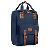 Plambag リュック 15.6 インチ PC収納 防水 リュックサック 多機能 大容量 通気 通勤 通学 男女兼用 (ネイビー)