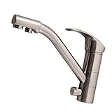 Baoblaze 銅製　360度回転　蛇口　二重結合　錆びない　キッチン　シンク　全２サイズ - ＃1