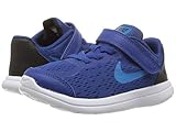 (ナイキ) NIKE キッズランニングシューズ・・スニーカー・靴 Flex RN 2017 (Infant/Toddler) Gym Blue/Blue Orbit/Black/White 9 Tod