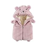 Baby Nest ベビー服 コート 帽子付き 女の子 男の子 ポリエステル100%　秋冬用 ピンク 9-12M