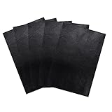 合皮補修シート PVC 5枚セット シールタイプ 大判 柔軟性 高耐久 Gany 20cm×30cm 5枚 黒 ブラック