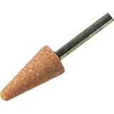 ヤナセ 軸付砥石 WA (赤) 傘型 【6mm軸】 φ19×38×6 #60 WA19U