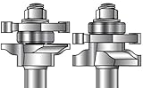 MLCS 8847 2-Piece Matched Rail and Stile Set Ogee Profile Router Bits [並行輸入品]