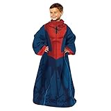 Marvel Spider-Man, Spider Up Youth Comfy Throw, 48 by 48" [並行輸入品]