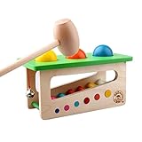 子供ベビー木製サウンドノックボールPercussionパンチとドロップInstruments Pound Pounding and Rollベンチタワー、2、3、4、、年古い