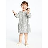 オールドネイビー OLD NAVY/ フレンチテリーシフトドレス シルバーリラックス ワンピース 5歳【並行輸入】