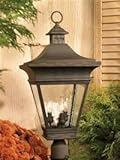 Elk 5239-ORB Reynolds 3-Light Outdoor Post Lantern, 12 by 26-Inch, Oiled Rubbed Brass Finish [並行輸入品]