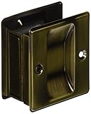 Slide-Co 163505 Pocket Door Passage Pull Antique Brass [並行輸入品]