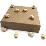 Kissteether 50pcs 木製のテザー 12mm * 10mm（0.47 '' * 0.39 ''）エコフレンドリーな小さなひょうたんの球形のDIYアクセサリービーズ看護玩具 (50pcs)