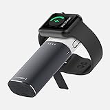 MIPOW POWER TUBE 6000 モバイルバッテリー Apple Watch（アップルウォッチ）ワイヤレス充電 ＆ iPod iPhone iPad 充電用Lightningケーブル内蔵 Apple MFi認証取得 6000mAh (チャコールグレー)