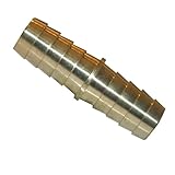 LASCO 17-7549 1/2-Inch Hose Barb by 1/2-Inch Hose Barb Brass Coupling by LASCO