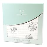 エイデンアンドアネイ クラッシック ストローラー ブランケット 厚手おくるみ ギフト　出産祝い Aden+Anais (06/lovebird) [並行輸入品]