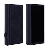 MITER ケース ソニー ウォークマン Sony Walkman NW-A307 A306 A303 A300 用 手作りのイタリア製 PU レザー カバー Case Cover for A300 (Black)