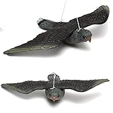 Farway 飛鳥模型 ガーデン人工鳥装飾 ガーデン 動物撃退器 防鳥防獣対策 庭園、お芝庭、花壇、ベランダなどを保護