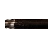 PlumBest 300B2018R Iron Nipple, Black, 2-Inch by 18-Inch [並行輸入品]