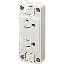 Amazon.co.jp: 東芝ライテック 露出ア-ス付ダブルコンセント DC1262E