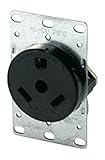 Eaton 1263-BOX 30-Amp 2-Pole 3-Wire 125-Volts Heavy Duty Grade Flush Mount Power Receptacle Brown [並