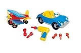 Battat Take-A-Part Airplane & Roadster Exclusive Combo Pack by Battat