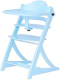 大和屋 すくすくチェア EN テーブル&ガード付 ベイビーブルーBB 2513 充実した機能が備わったベビーチェア