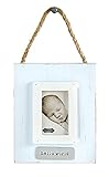 Mud Pie Hello World Ornament Frame, Blue, 3 x 2 by Mud Pie