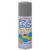 ニッペ ペンキ スプレー アクリルラッカースプレー 400ml グレー ラッカー つやあり 屋外 日本製 4976124270345