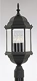 Designers Fountain 2986-BK Devonshire Post Lanterns, Black by Designers Fountain