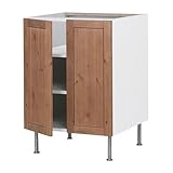 IKEA(イケア) FAKTUM ファゲルランド アンティークステイン 80 cm 29833015 ベースキャビネット 棚板/ 扉2枚付、ファゲルランド アンティークステイン