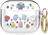 【elago】 AirPods 3 対応 ケース クリア 公式 BT21 グッズ クリアケース カラビナ 付き アクセサリー [ Apple AirPods3 エアポッツ エアーポッズ 3世代 アップル エアポッツ3 第3世代 対応 ] LINE FRIENDS BT21 JELLY CANDYセブンフレーバーズ