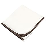 Kushies Flannel Receiving Blanket – シングルパック カラー: ホワイト