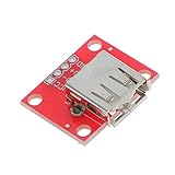 Dovewill 　プラスチック製　5V　USB タイプ A　メス コネクタ　ブレイクアウトボード　充電ボードモジュール