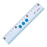 サクラクレパス 直線定規 小学生文具 15cm Gジヨウギ15#36(20) ブルー 20個