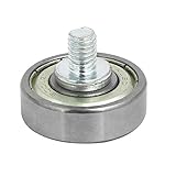 uxcell ベアリングプーリー Fタイプ アイドラー 修理 交換 M6 x 8mmネジ 14mm x 26mm x 8mm