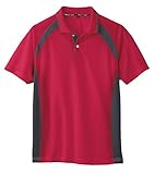 CO-COS コーコス 吸汗速乾半袖ポロシャツ AS-1627 20 レッド 4L