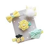 Tovadoo キッズ 女の子 ヘアピン 5点セット サクランボ　フラワー　ハート　リボン　王冠　星　猫　髪留め 可愛い　お姫様　結婚式　パーティー　保育園　小学校　4-5CM