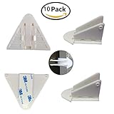 引き戸 ストッパー 窓ロック 窓ストッパー 赤ちゃん 網戸 ロック 子供 いたずら防止 ベビーガードホワイト10個入り