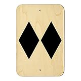 ダブルブラックダイヤモンドスキー専門家のみホームビジネスオフィスSign 6" x 9" SIGN.WOOD.9X6.Z000413_8
