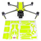 WRAPGRADE スキンシール DJI Air 3Sに対応 アクセントカラー ステッカー (ネオンイエロー)
