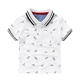 Tシャツコットンキッズトップススポーツティーターンダウンカラーボーイズポロシャツ2-7Y子供服
