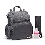 （ララゲン）lalagen　マザーズバッグ 3WAY リュック ママバッグ 多機能 保温ポーチとメッシュポーチ付 大容量 オムツ替え用シート付 ベビー用品収納　トート　バッグパック ナイロン 撥水