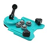 RaiFu 穴あけガイド　タイル　パンチ　ロケーター　位置決め　加工補助　打ち抜き　固定器　ポジショナー　ガラス　大理石　タイル