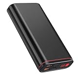 大容量モバイルバッテリー 20000mAh soluser バッテリー パワーバンク 携帯充電器 QC/PD3.0急速充電 3つ出力ポート(