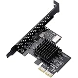 Grannerton PCI-E 2X-USB3.1 A-Key Gen2フロントType-E拡張カード、10Gbps Type-E内部20ピンフロントパネルコネクタライザーカード