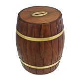 クリスマスプレゼント安全お金ボックスSavings Banks木製コイン銀行子供&大人、5インチ、12のセット