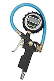 AFROMARKET エアチャックガン エアゲージ デジタル 空気入れ 自動車 バイク グリップ ホース 空気圧 車 モニター エアー抜き 調整