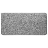 フェルトデスクパッドプロテクター 68x33cm マウスパッド オフィスデスクマット 帯電防止デスクラップトップマット ゲーミングマウスマット ラップトップデスクパッド コンピューターPCパッド(ライトグレー)